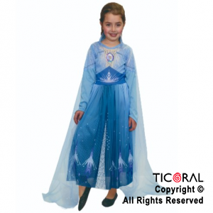 DISF FROZEN II ELSA CELESTE TALLE 2 x 1